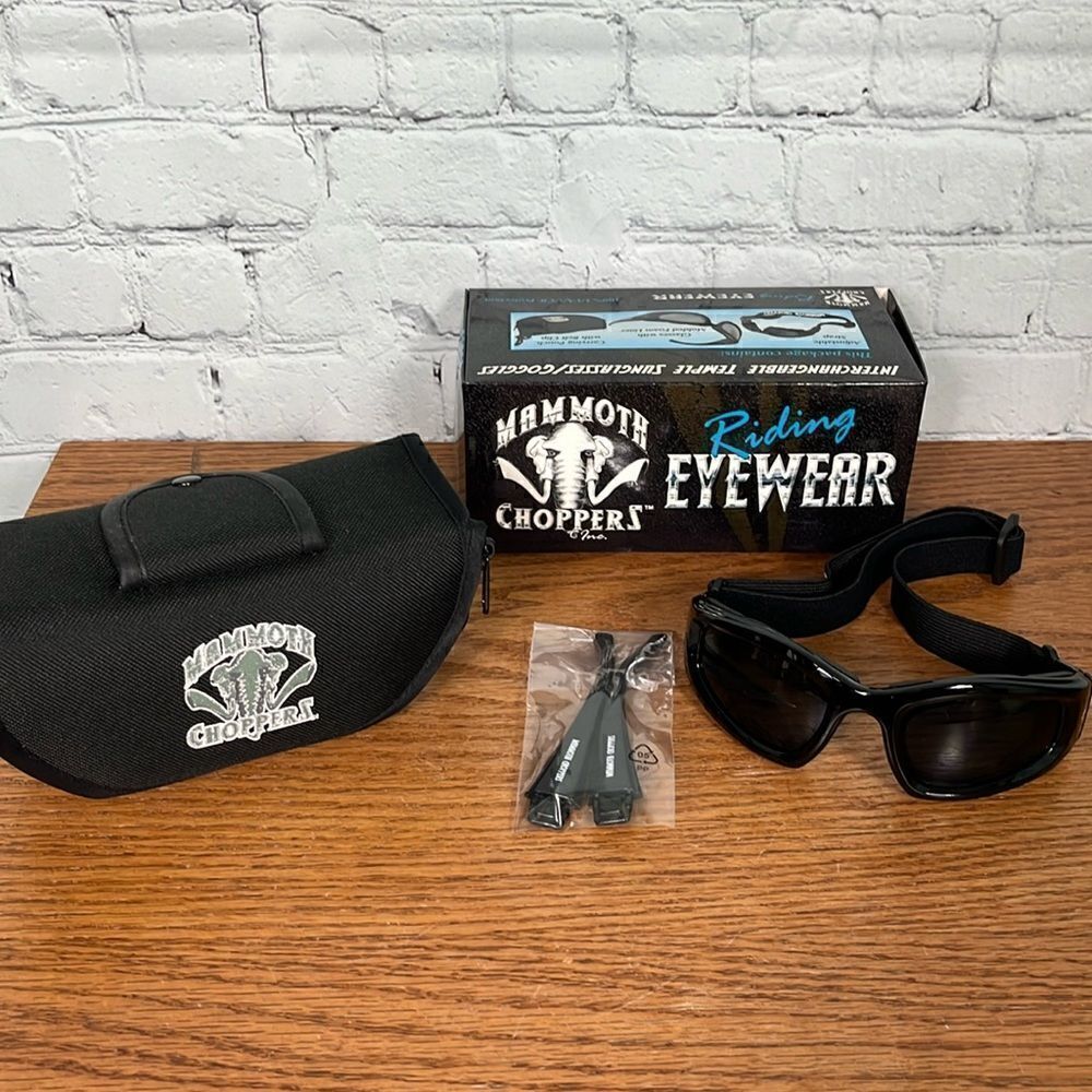 Mammoth Choppers Interchangeable Riding Sunglasses Goggles